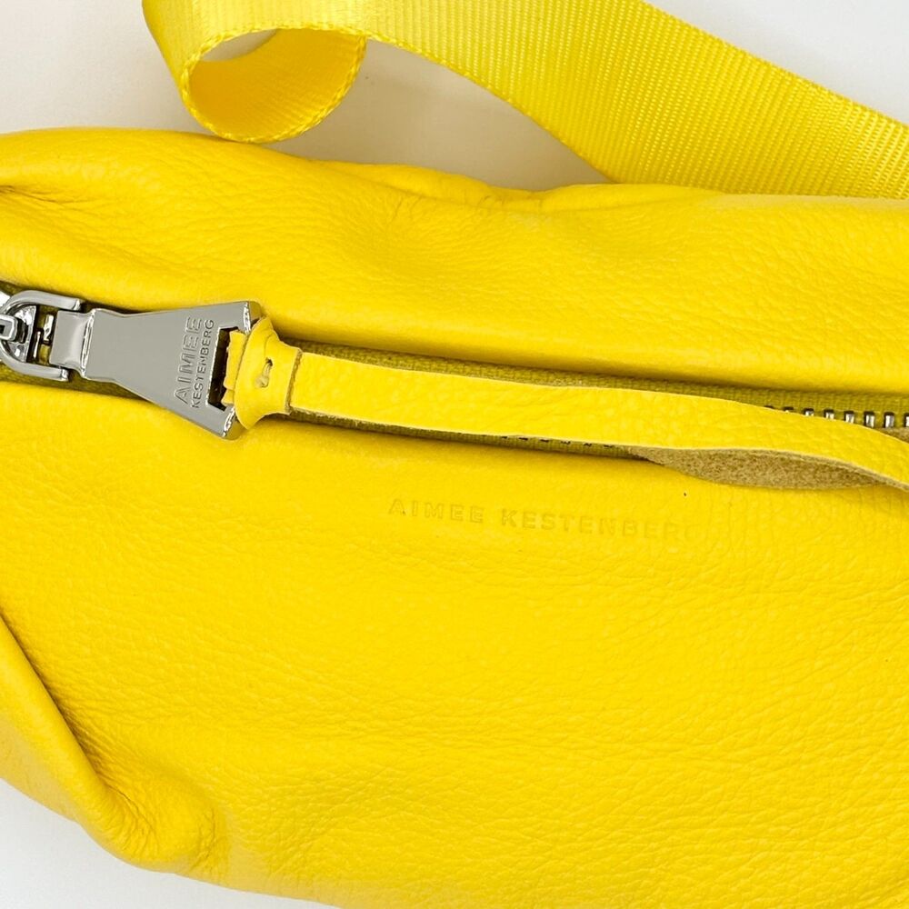 Aimee Kestenberg | Lemon Milan Leather Bum Bag | Crossbody/Sling | MSRP $128 - Picture 8 of 13